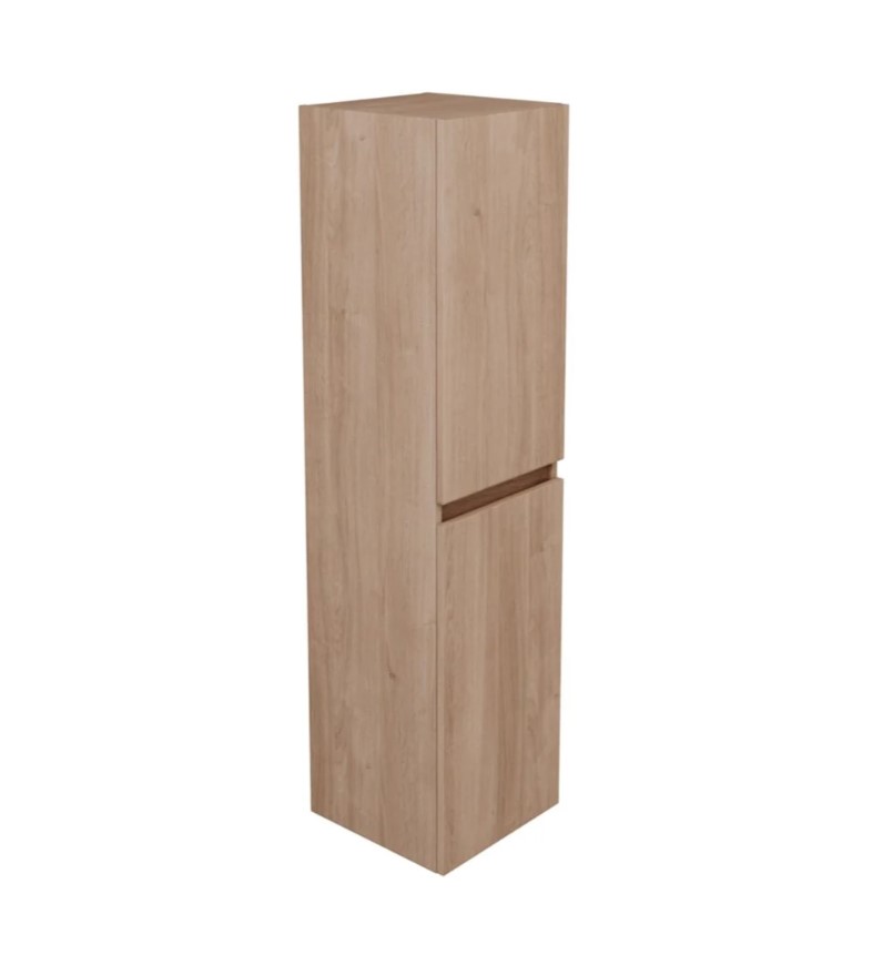 Colonne-Primeo-Alterna-140-cm-2-portes-Chêne-Clair