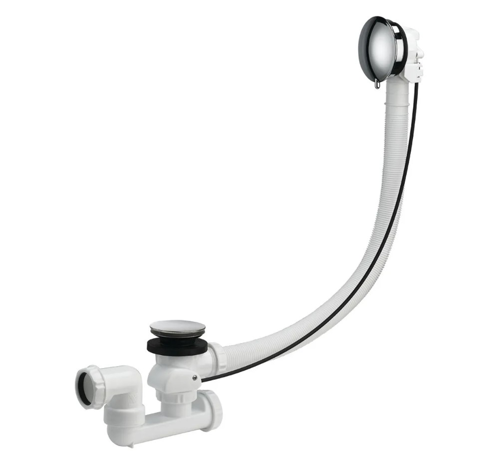 Vidage-Altech-plastique-à-cable-abs-chromé-longueur-65cm